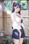 最新私拍百萬粉絲Cos簽約模特▌Nagisa魔物喵▌女子高中生の晝與夜 情趣乳夾束縛跳蛋震逼強制高潮