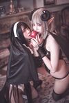 極品姐妹花Raku Haruka高清私拍▌林檎▌魅魔與修女 閨蜜懷中盡享嫩穴抽插快感 羞恥高潮