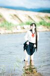 [新姬上線][會員][圖包][CosPlay]蘿莉嫩妹@超級美穴@落落Raku之閃光少女~Shining Days~ 戶外露出的學妹 密穴粉嫩 香甜可口 硬得哥哥停不下來