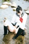 [新姬上線][會員][圖包][CosPlay]蘿莉嫩妹@超級美穴@落落Raku之閃光少女~Shining Days~ 戶外露出的學妹 密穴粉嫩 香甜可口 硬得哥哥停不下來