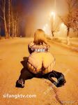 重磅推薦！淫盪肥臀人妻母狗【見過騷的 沒見過這么騷的】喜歡戶外露出，喜歡被很多男人操