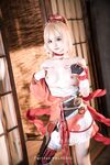 萌新推特00後露臉美少女▌白莉愛吃巧克力▌超美畫風Cos原神宵宮 可愛小蘿莉 三點全露又粉又嫩