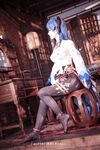 萌新推特00後露臉美少女▌白莉愛吃巧克力▌超色情Cos甘雨粉嫩凸激乳粒 嬌艷欲體粉嫩白虎色氣滿滿