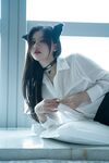 最新流出超人氣嫩模極品女神 ▌阿朱▌4K原版私拍 肛塞貓女郎 挺翹乳粒鮮嫩緊致白虎 無與倫比的氣質