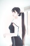 推特極品露臉巨乳蘿莉▌落落Raku ▌真空吊帶黑絲女秘書 陽具跳蛋自慰 超大尺度獻出白虎嫩鮑