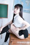 極品JVID嫵媚清純齊一身新人▌黛娜 ▌黑色蕾絲性感內衣 挺翹美乳稚嫩誘人裂縫 誘惑喜歡的男老師