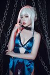 高端ACG業界女神爆機少女▌喵小吉▌Fatel Stay night黑呆 盡情欣賞嬌艷肉體