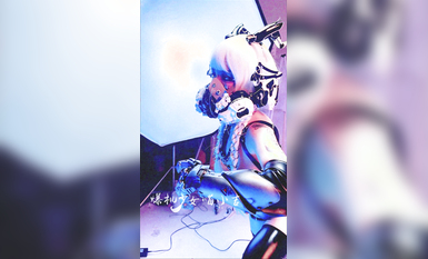 高端ACG业界女神爆机少女▌喵小吉▌巅峰金属大作《赛博朋克·超梦》壁纸党典藏必备 每期都是精品 (1)